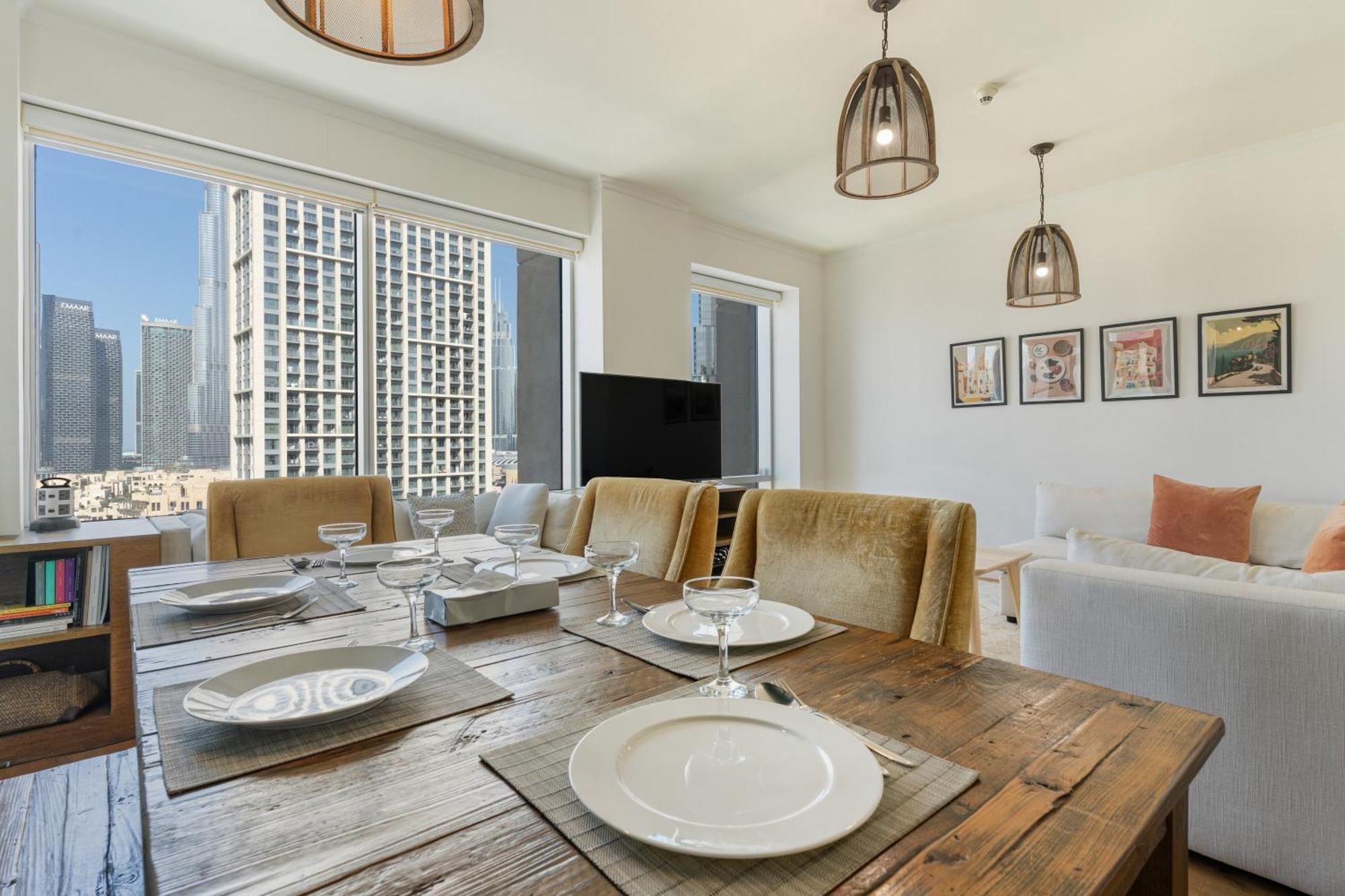 Chic 2Br Apartment, Prime Location Near Dubai Mall - Allsopp&Allsopp Екстер'єр фото